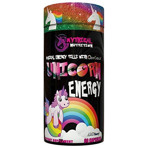 Mythical Nutrition Unicorn Energy Energy Capsules 60 Servings - Vitamin C 150mg | Svpplements