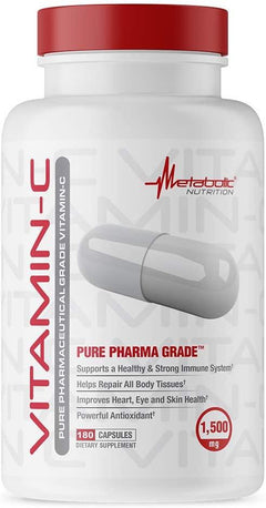 Metabolic Nutrition | MN Vitamin C 1500mg | 180 Capsules