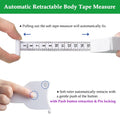 Nutrastop Body Tape Measure - Measure Your Muscles - Back View | Svpplements