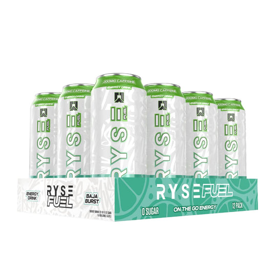 RYSE Energy Drink Hybrid Can 1 Serving Supplement Facts - Natural Caffeine (from coffee bean) 150mg | Svpplements