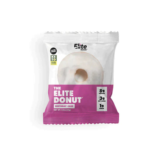 Elite Sweets Elite Donut Functional Snack 1 Count - Flavor Options | Svpplements