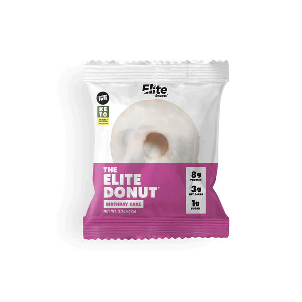 Elite Sweets Elite Donut Functional Snack 1 Count - Flavor Options | Svpplements