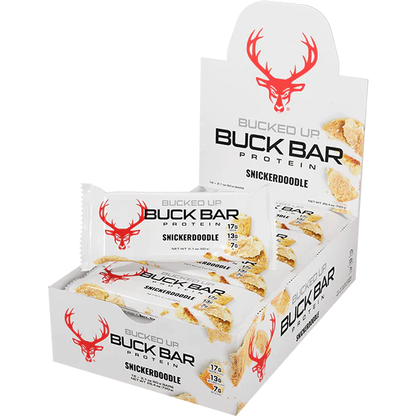 Bucked Up | Buck Bar Protien Bar (Box of 12)