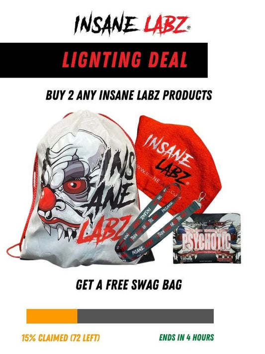 Insane Labz Swag Bag Accessory 60 Servings - Vitamin C (as Ascorbic Acid) 1g | Svpplements