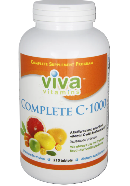 VIVA Complete C 1000 Vitamin C Supplement Tablets 90 Servings - Vitamin C 1000mg | Svpplements