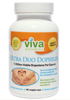 Viva Ultra Duo Dophilus Probiotic Capsules 30 Servings | Svpplements
