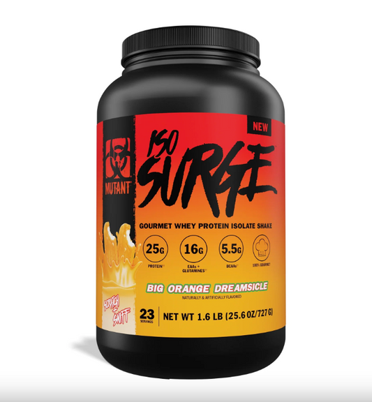 Mutant ISO Surge Whey Protein Powder 1 Container - Whey Protein Isolate Included within 25g total protein | Svpplements