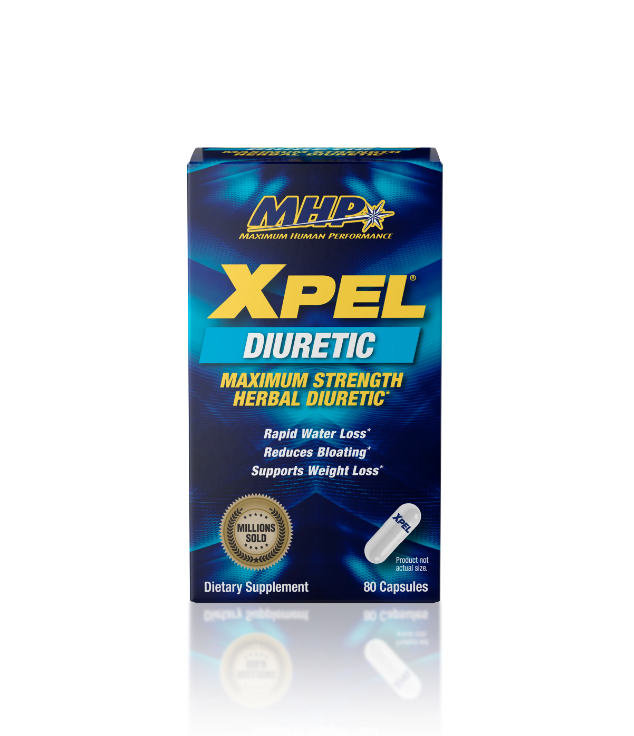 MHP XPEL Diuretic Water Management Supplement Powder 20 Servings - Xeritone-PSD™ Herbal Diuretic Blend 1200mg | Svpplements