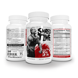 5 Nutrition Shred Time Fat Burner Capsules 30 Servings - N-Acetyl L-Carnitine Hydrochloride 1000mg | Svpplements