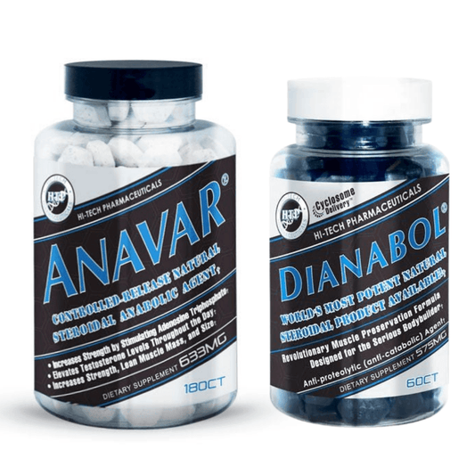 Hi-Tech Pharmaceuticals Muscle Support Stack 60 Servings - Includes Anavar plus Dianabol tablets | Svpplements