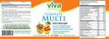 Viva Complete Multi Multivitamin Tablets N/A Servings Supplement Facts - Vitamin A 4500mcg | Svpplements