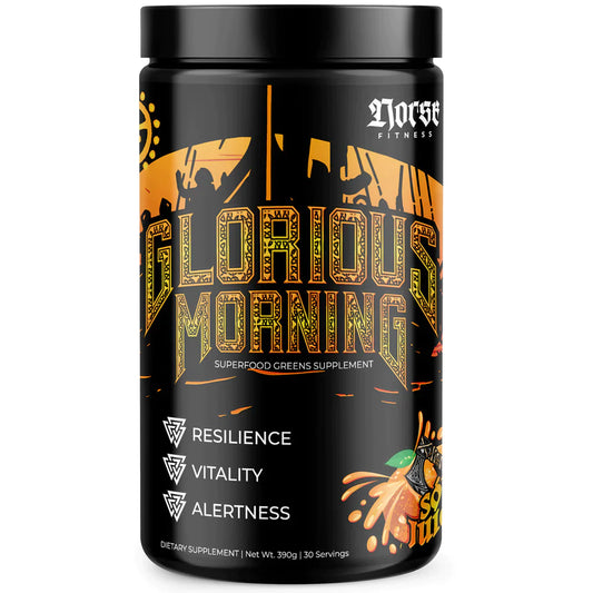 Norse Glorious Morning Greens Powder 30 Servings - Vitamin C 1000mg | Svpplements
