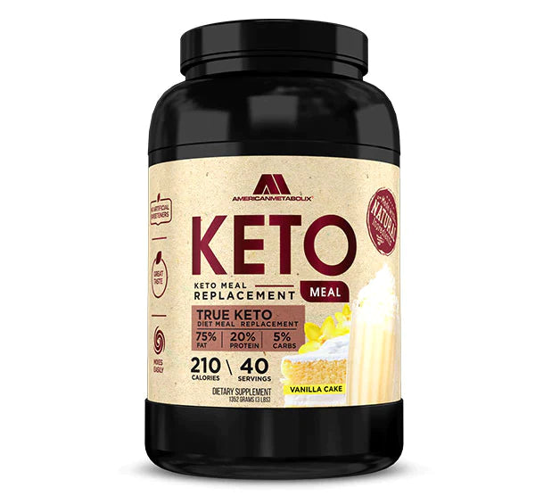 American Metabolix Keto Meal Replacement Powder 40 Servings - Vitamin C 30mg | Svpplements