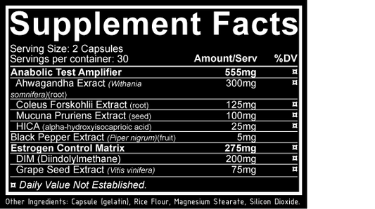 Repp Sports Post-Cycle Support Supplement - Supplement Facts | Svpplements