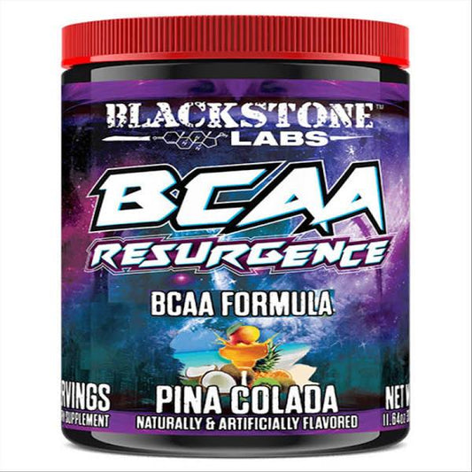 Blackstone Labs BCAA Resurgence Amino Powder 30 Servings Supplement Facts - L-Leucine 2.5g | Svpplements