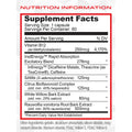 Purus Labs Fat Burner Capsules 60 Servings Supplement Facts - Infinergy® Dicaffeine Malate amount not | Svpplements